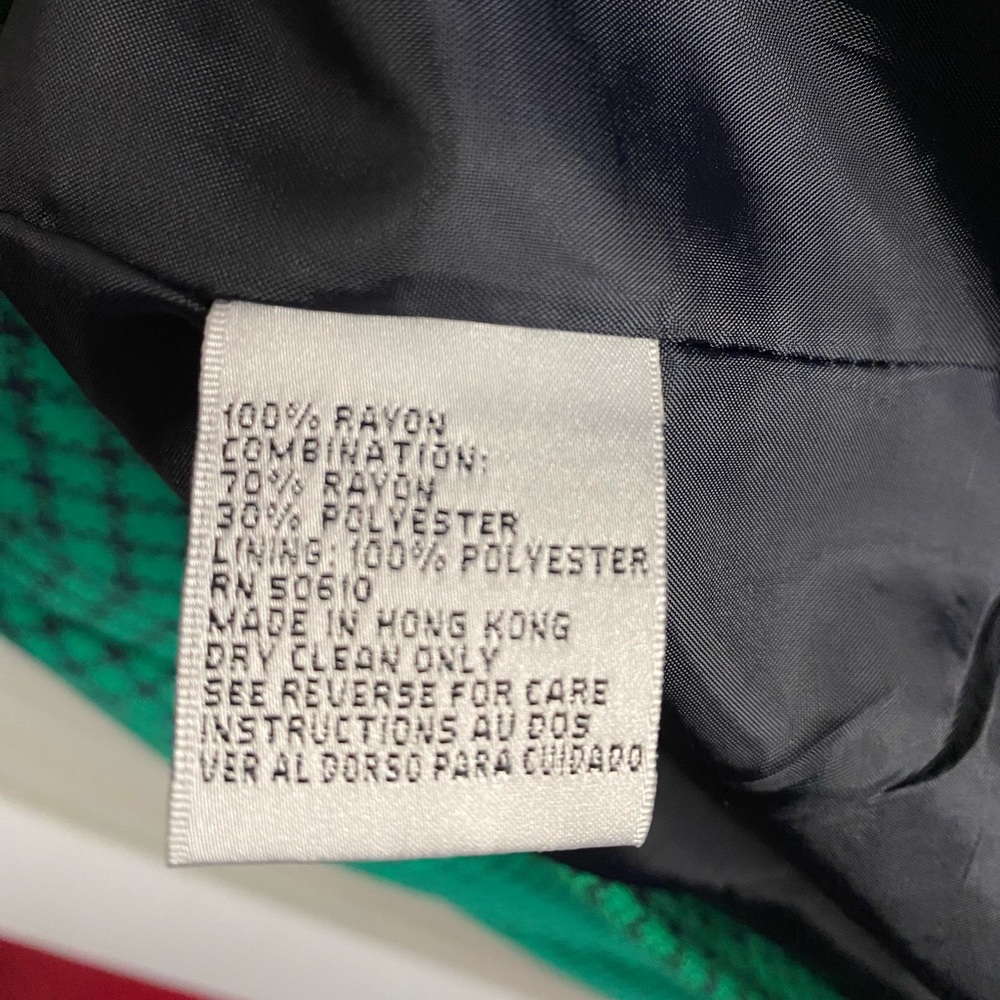 RARE Casual Corner Vintage Green and Black Jacket - Picture 4 of 4